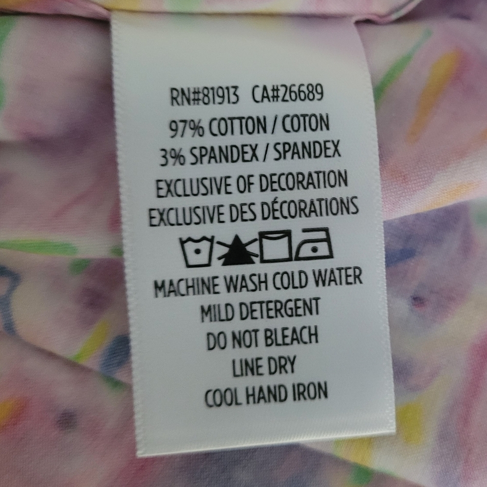 Robert Graham Fishy Business Short Sleeve Button Down Shirt Pink Purple Size M - Picture 14 of 16